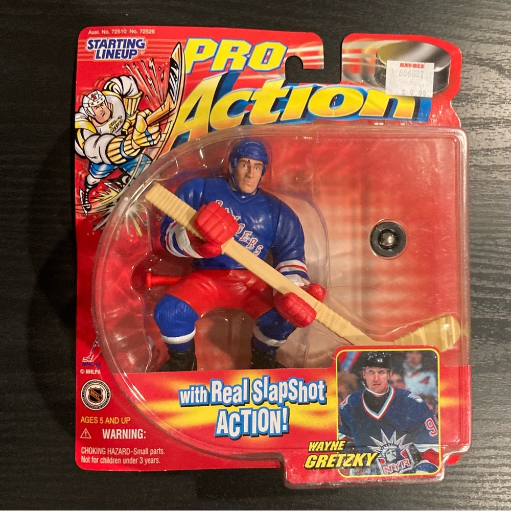 NHL NWT Starting Lineup Pro Action Figure, Hasbro 1998
Wayne Gretzky> SEALED